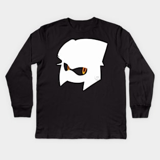 Tempest 1-Up - White Kids Long Sleeve T-Shirt